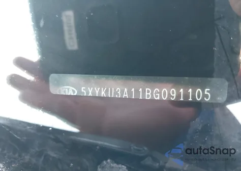 2011 Kia Sorento Ex from USA, damaged, VIN 5XYKU3A11BG091105